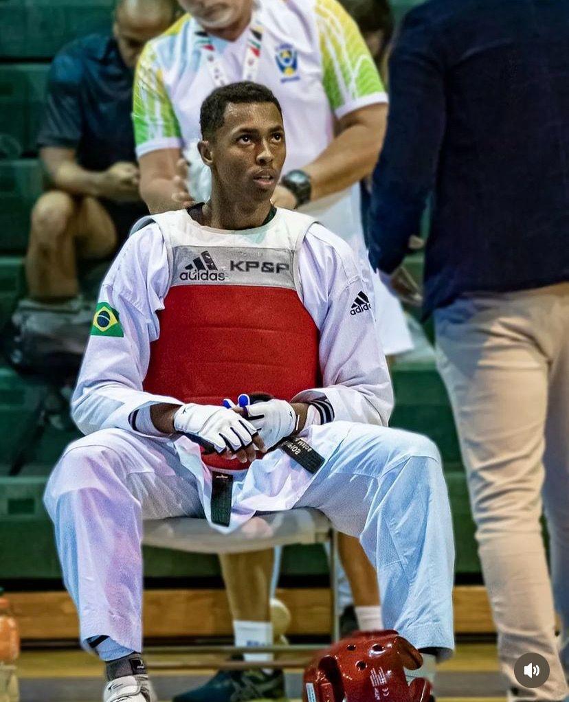 Vinicius Assis, lutador de Taekwondo classificado para as Olimpíadas de Paris 2024 (Divulgação)