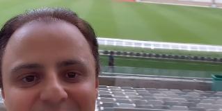 Felipe Massa foi até o Mineirão para conhecer o circuito da etapa da Stock Car em Belo Horizonte (Reprodução/ Instagram)