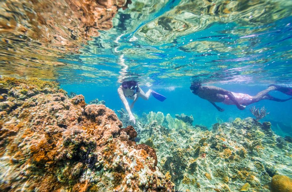 É possível optar pela emoção de explorar o mar em uma lancha ou praticando mergulhos (Divulgação / Visit Anguilla)