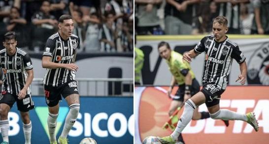 Paulo VItor e Vitinho estrearam na temporada contra o Ipatinga (Reprodução / Twitter Atlético)