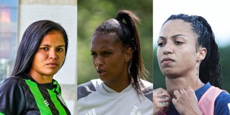 América, Atlético e Cruzeiro disputam o Brasileirão Feminino juntos pela primeira vez ( América, Atlético e Cruzeiro se encontram pela primeira vez no Brasileiro Feminino  Divulgação/América, Daniela Veiga/Atlético e Gustavo Martins/Cruzeiro)