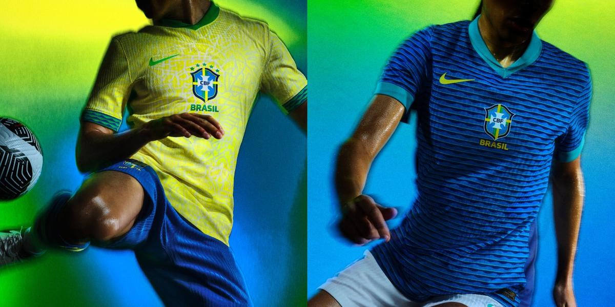 CBF apresenta novo uniforme com segunda camisa em tonalidade