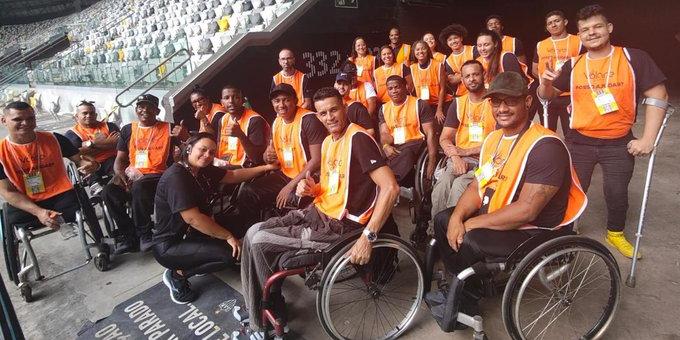 Galo terá PCDs trabalhando na Arena MRV a partir do clássico (Reprodução / Twitter Atlético)