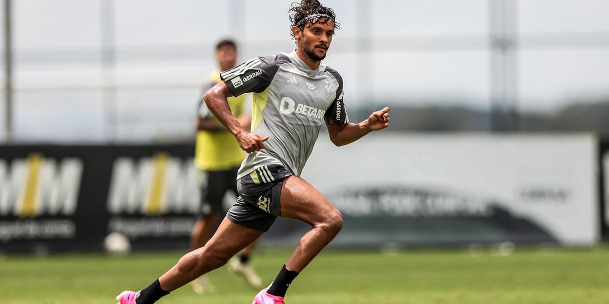 Scarpa pode iniciar no banco o primeiro jogo da final do Mineiro (Pedro Souza / Atlético)