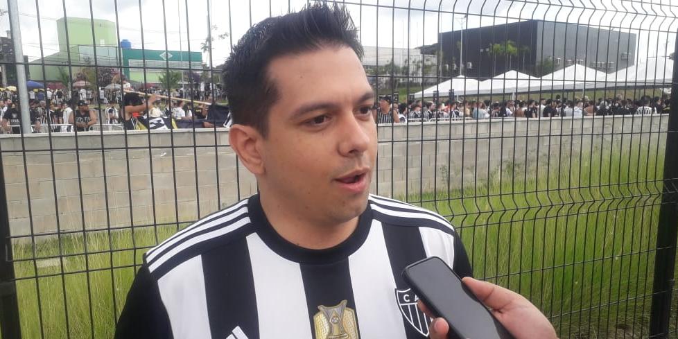 Torcedor confia em Gabriel Milito no comando do Galo (Maurício Vieira / Hoje em Dia)