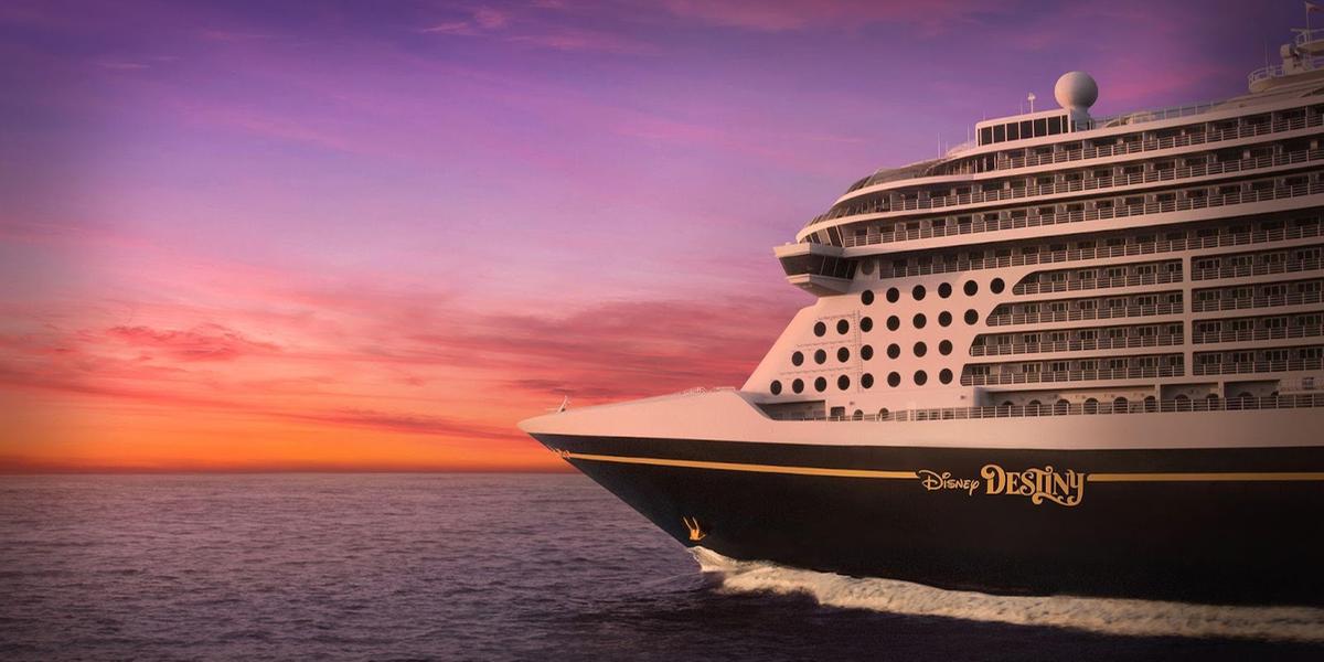 O Disney Destiny está programado para ser entregue em 2025 (Divulgação / Disney Cruise Line)