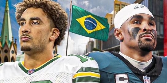 Duelo entre Packers e Eagles será o primeiro confronto da NFL realizado no Brasil (Reprodução/ NFL Brasil)