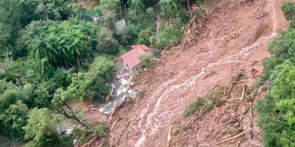 Previsão do Inmet para esta quinta-feira (2) é de alerta de perigo potencial sobre parte doRio Grande do Sul até às 13h (FAB/ Divulgação)