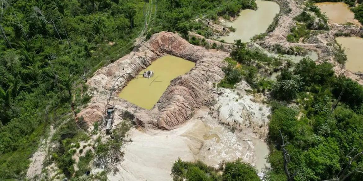 Garimpo clandestinos no Pará (Polícia Federal/Divulgação)