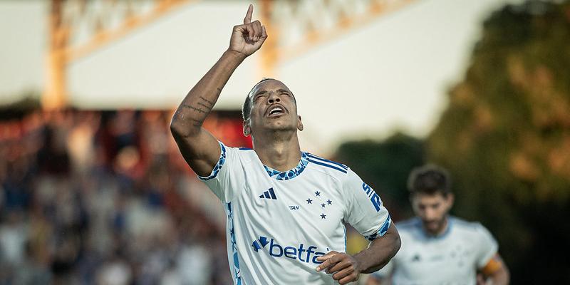 Matheus Pereira marcou o gol da vitória celeste (Staff Images / Cruzeiro)