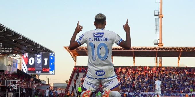 Pereira marcou quatro gols com a camisa do Cruzeiro em 2024 (Marco A. Ferraz / Cruzeiro)