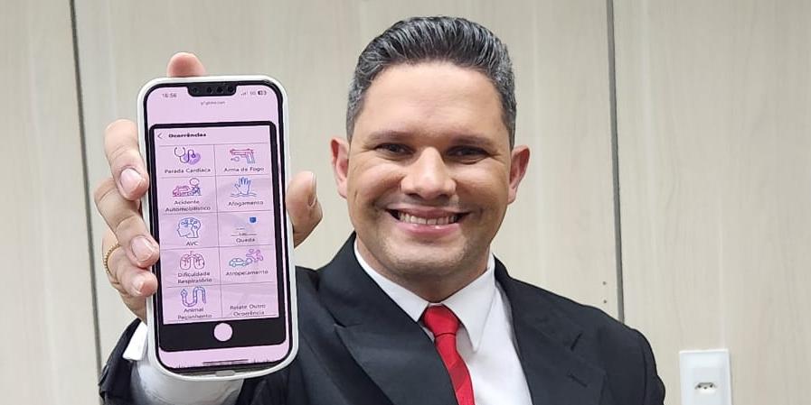 Professor Eder Almeida vem desenvolvendo o app desde 2020 (Maurício Vieira)