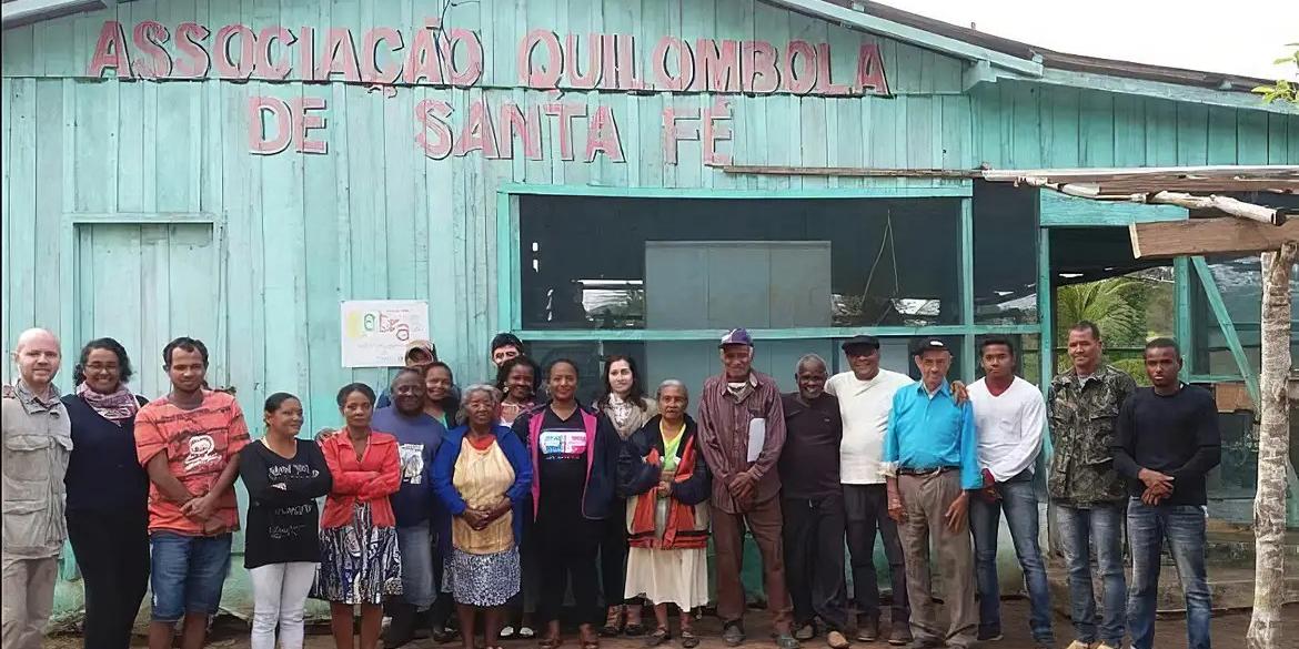 A comunidade quilombola de Santa Fé, no município de Costa Marques, em Rondônia (ASCOM/INCRA RO)