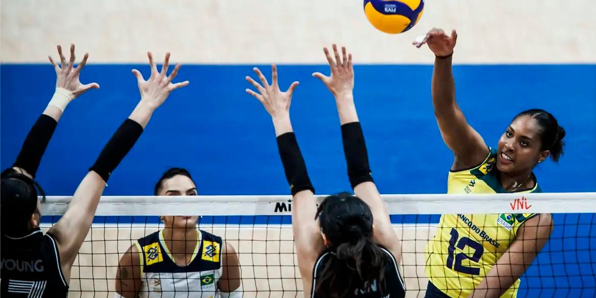 Brasil vence a segunda consecutiva na Liga das Nações (Divulgação  /FIVB)