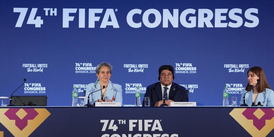 Presidente da CBF exalta participação das mulheres na gestão esportiva (Fifa)