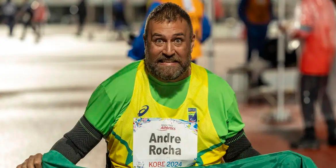 André Rocha (foto) é um dos destaques com ouro no lançamento de disco (Alessandra Cabral / CPB)