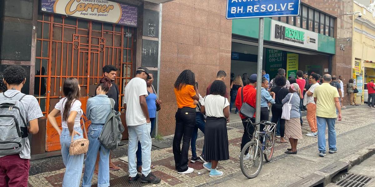 Posto do Sine no BH Resolve, no Centro de BH (Valéria Marques/Hoje em Dia)