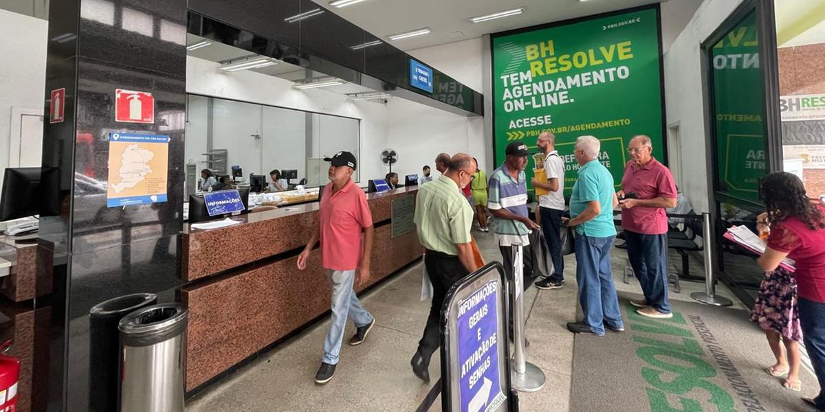 Posto do Sine no BH Resolve, no Centro de BH (Valéria Marques/Hoje em Dia)