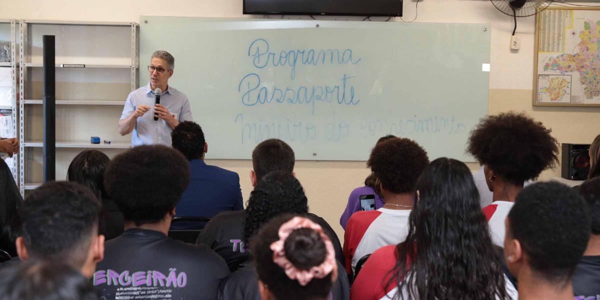 "Passaporte Mineiro do Conhecimento": vagas serão ofertadas para 2025, sendo 40 para estudantes de Ibirité e 50 para o restante do Estado (Gil Leonardi / Imprensa MG)