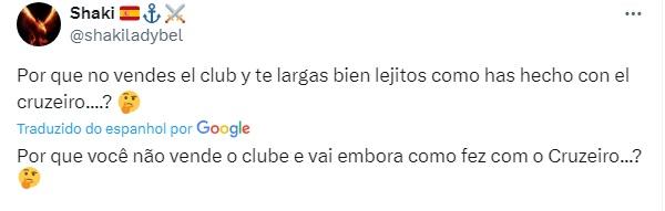 Torcida pede que Ronaldo venda o Valladolid (Reprodução / Twitter Ronaldo Nazário)