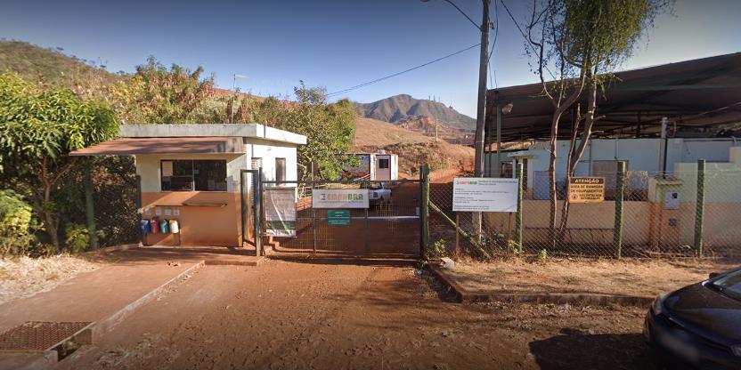 Entrada da Mineração Pau Branco, na Serra do Curral (Reprodução / Google Street View)