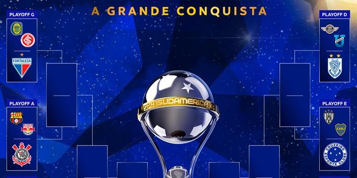Cruzeiro já está garantido e espera o vencedor entre Boca Juniors (ARG) e Independiente Del Valle (EQU) (Reprodução / X Sul-Americana)