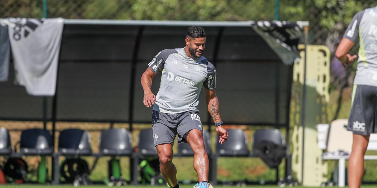 Hulk está apto para atuar contra o Palmeiras (Pedro Souza / Atlético)