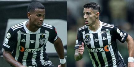 Alisson e Cadu devem formar a dupla de ataque contra o Vitória (Montagem / Foto: Pedro Souza - Atlético)