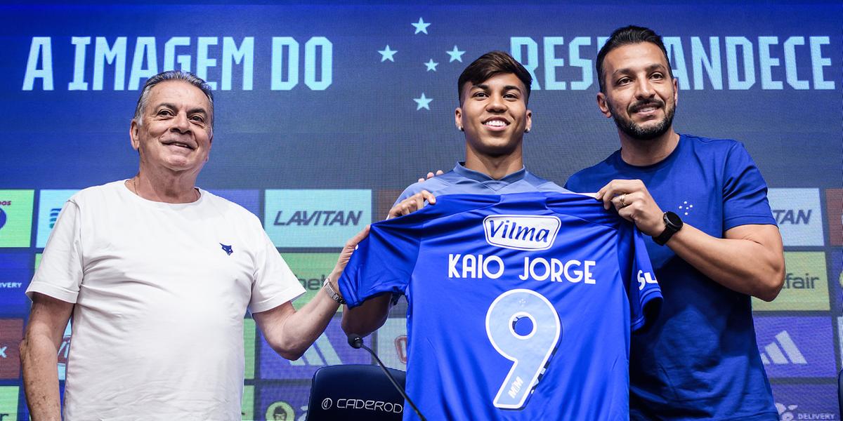Kaio Jorge é o novo camisa 9 do Cruzeiro (Gustavo Aleixo/ Cruzeiro)
