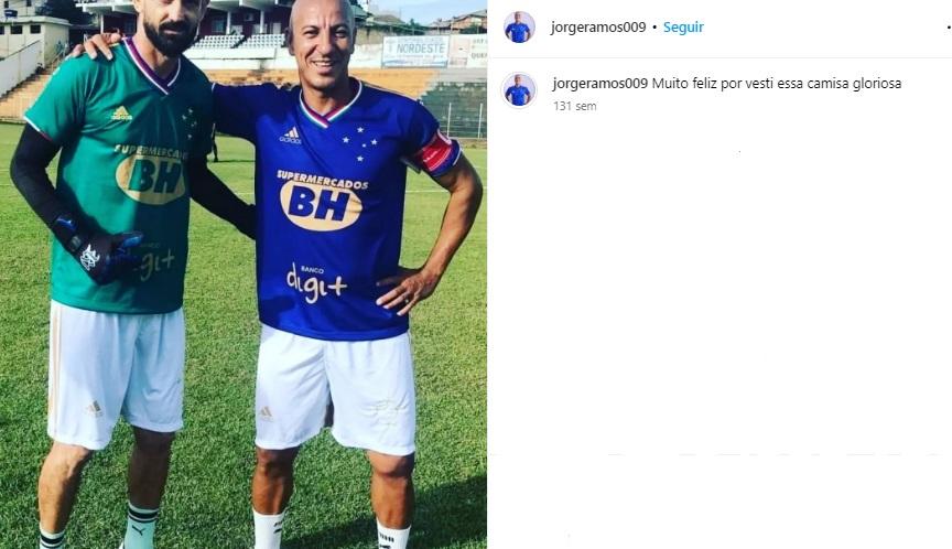 Pai de Kaio Jorge declaração ao Cruzeiro, time do coração (Reprodução / Instagram Jorge Ramos)