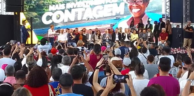 Lula em Contagem (Maurício Vieira / Hoje em Dia)