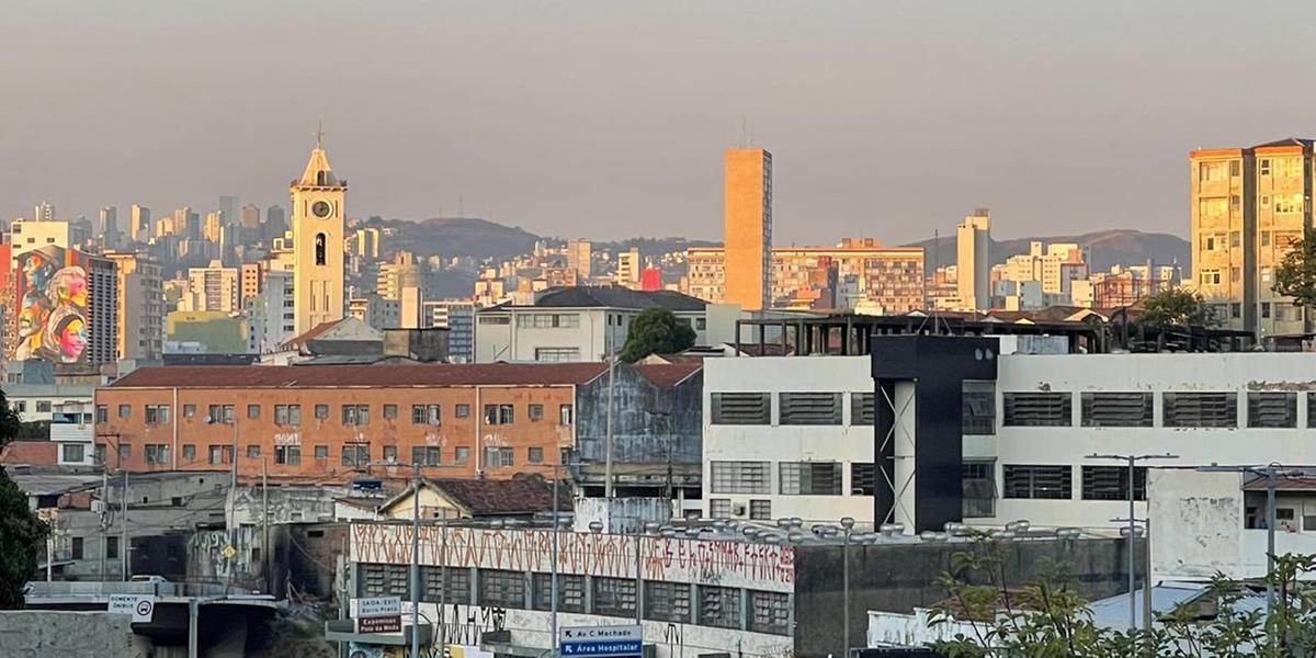 BH amanheceu com o céu nublado neste sábado (29) (Valéria Marques / Hoje em Dia)