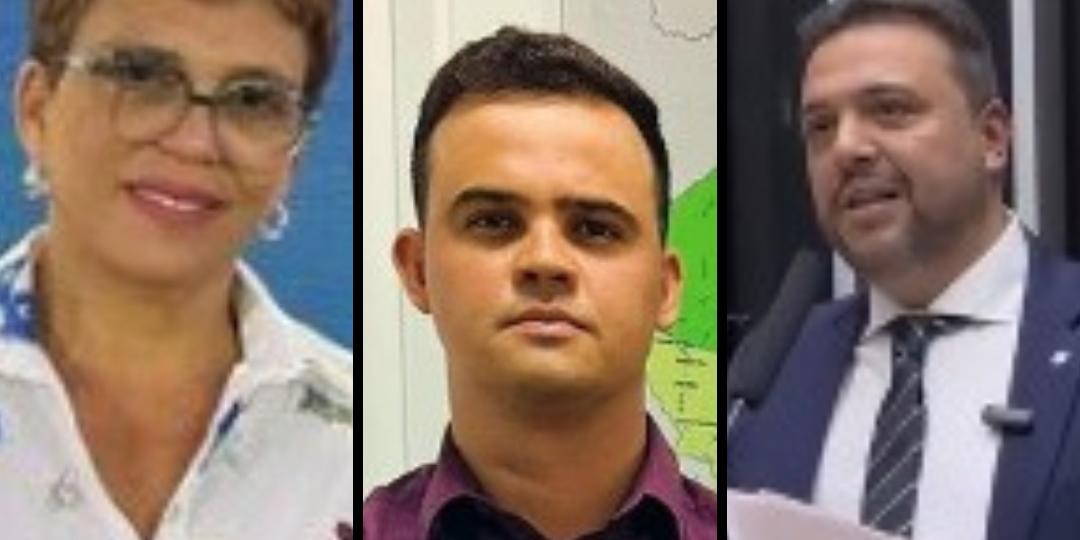 Marília Campos, Cabo Junio Amaral e Felipe Saliba ocupam as três primeiras colocações da pesquisa (Arte Hoje em Dia / reprodução redes sociais)