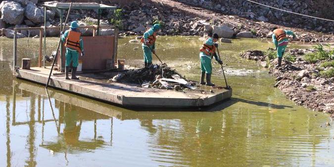 Segundo os membros da CPI, mais de R$1 bilhão foi investido nos últimos anos na limpeza da lagoa, sem o resultado esperado; PBH diz que trabalhos são a "solução técnica viável" (Lucas Prates / Hoje em Dia / Arquivo)