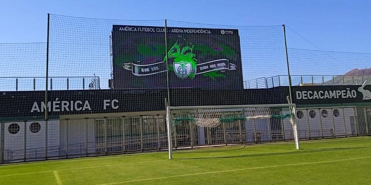 Novo painel de LED do América na Arena Independência (Reprodução/ América)