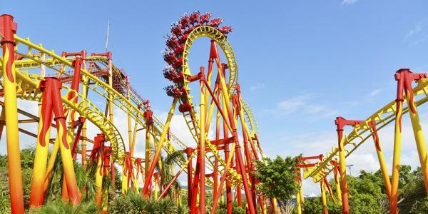 Uma das montanhas-russas do Beto Carreiro World (Renato Soares / MTur)