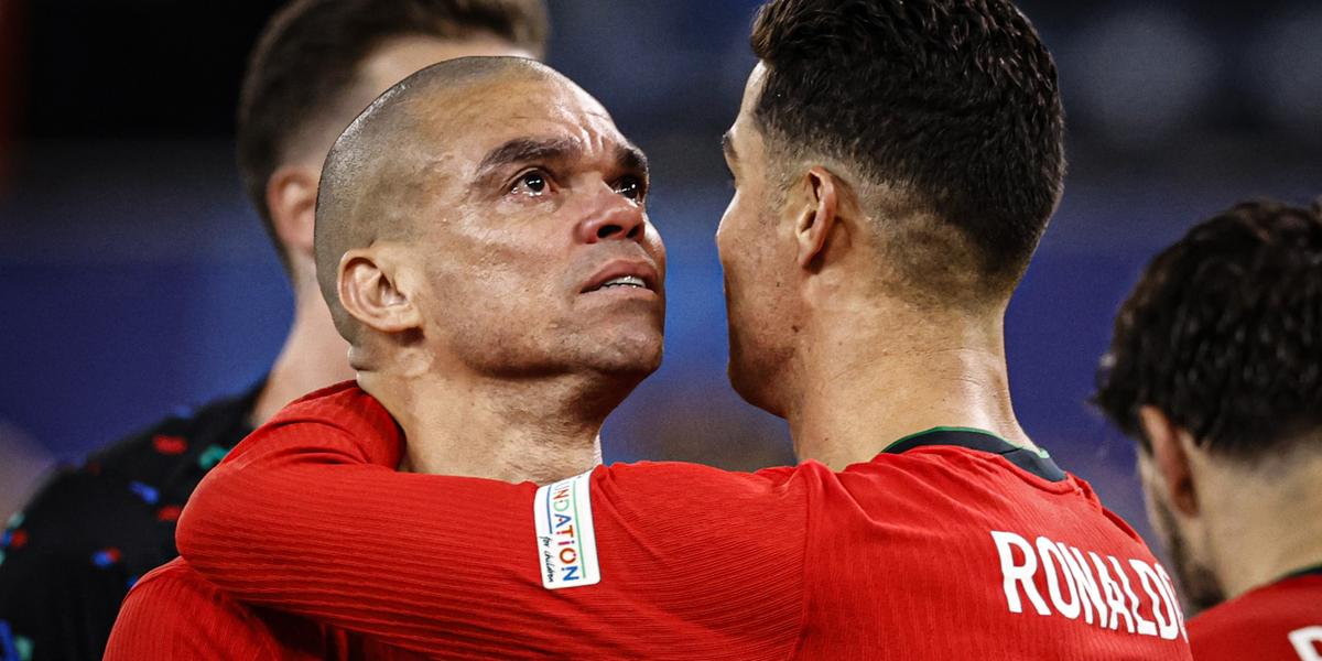 Pela primeira vez na carreira, Cristiano Ronaldo não marcou nenhum gol em uma edição de Eurocopa (Reprodução/ Redes Sociais)