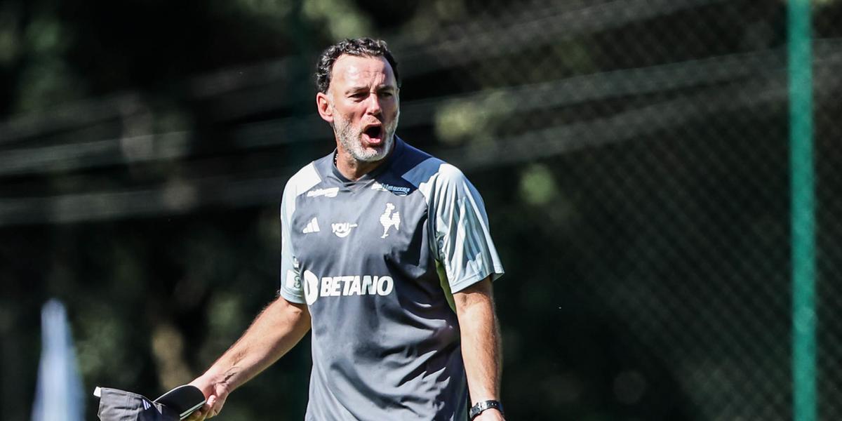 Gabriel Milito perde Mariano por lesão para duelo contra o Botafogo (Pedro Souza / Atlético)