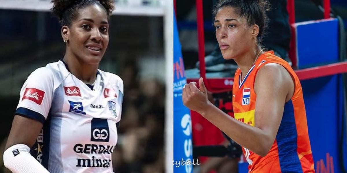 Dominicana Yonkaira Peña e holandesa Celeste Plak estarão nos Jogos Olímpicos (Montagem - Reprodução/ Instagram)