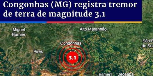 Tremor de terra Congonhas (Reprodução /RSB)