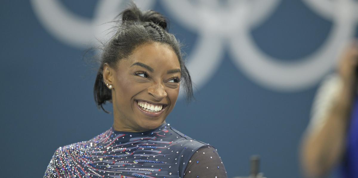 Simone Biles pode fazer história em Paris24 (Reprodução /  Twitter USA Gymnastics)