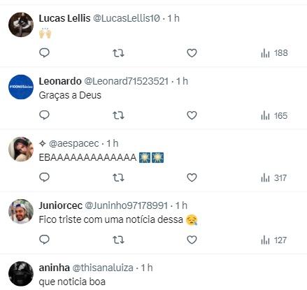 Torcida do Cruzeiro reage a saída do zagueiro Neris (Reprodução / Twitter Cruzeiro)