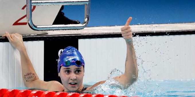 Beatriz entra para a história da natação feminina em Paris (Satiro Sodré / CBDA)