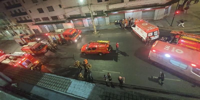 As causas do incêndio serão investigadas pela Polícia Civil (Corpo de Bombeiros/Divulgação)