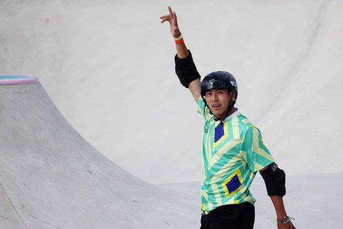 Japinha garante o bronze para o Brasil no skate park (Luiza Moraes/COB)