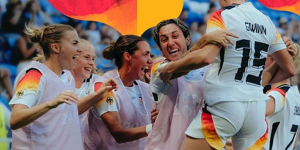 Alemanha conquista o quarto bronze em Jogos Olímpicos (Reprodução / Instagram DFB-Frauen - oficial da Seleção Alemã)