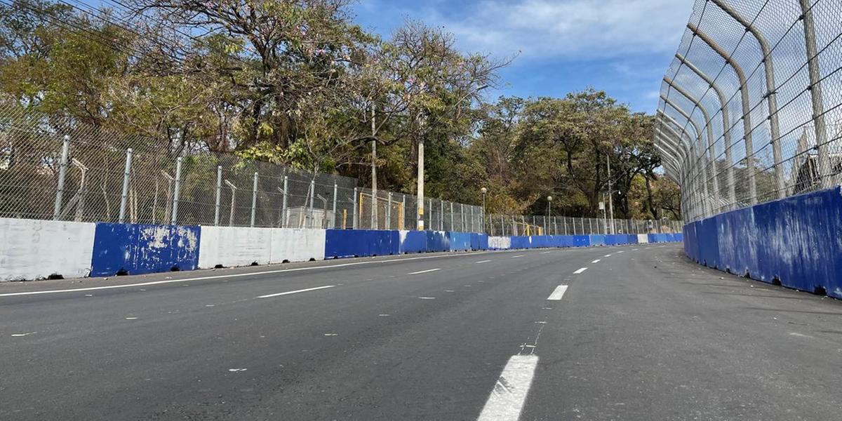 Trecho da pista Stock Car (Valéria Marques/ Hoje em Dia)