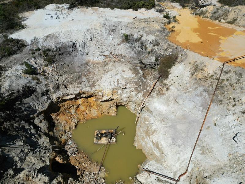 Áreas de mineração no Jequitinhonha (Semad/ Divulgação)