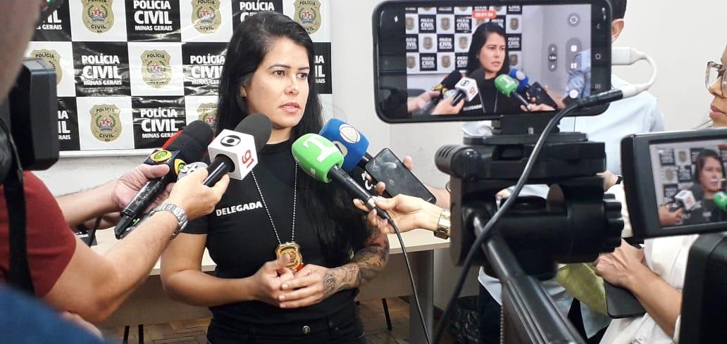 Delegada Iara Camargos deu detalhes do crime cometido perto da UFMG (Maurício Vieira / Hoje em Dia)