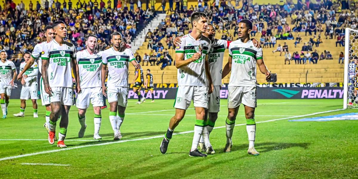 O gol do Coelho foi marcado aos 38 minutos do primeiro tempo (América/Divulgação)